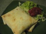 Baked Chicken Chimichangas