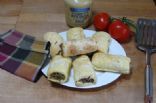 Pork, spinach and ricotta sausage rolls