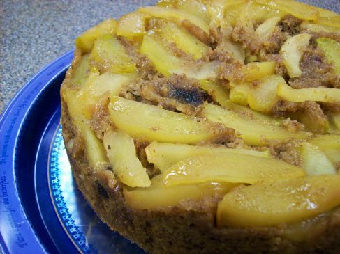 Healthier Upside Down Apple Cake