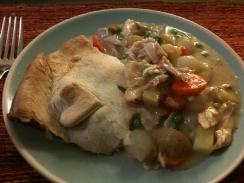 Chicken pot pie - home made
