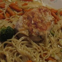 chicken vegetables and pasta