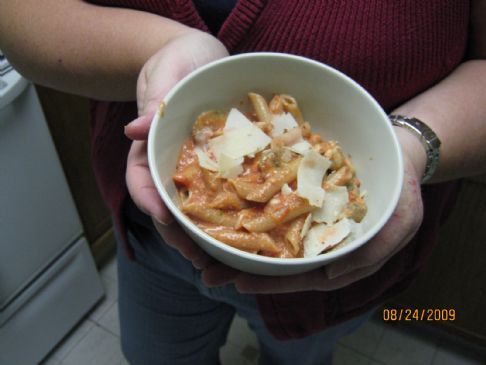 Chicken & Mushroom Penne alla vodka