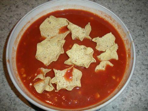 Crockpot Chicken Tortilla Soup