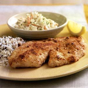 Pistashio Encrusted Baked Tilapia