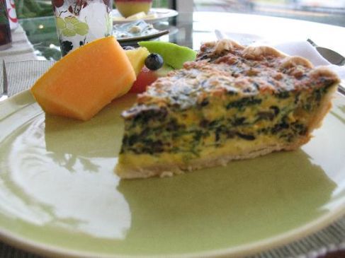 Rachel's Spinach & Mushroom Quiche