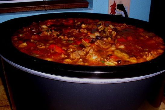 Southwestern Pork, Beef & Black Bean Chili