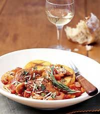 Chicken Cacciatore with Angel Hair Pasta