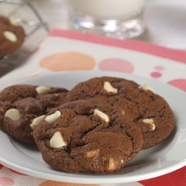 White Chip Chocolate Cookies