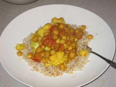 Curried Chick Peas