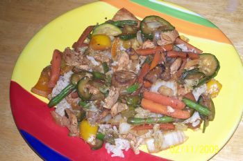 chicken veggie stir fry