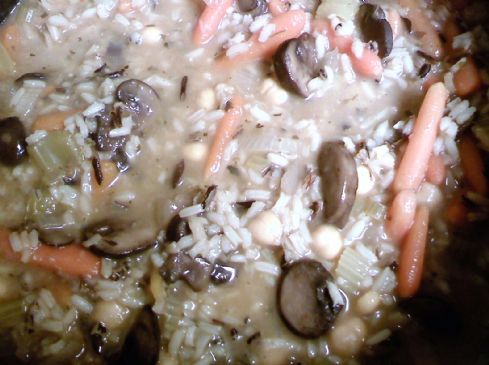 Mushroom and Wild Rice Soup