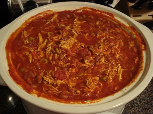 Slow Cooker Shredded Spanish / Mexican Chicken