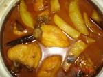 Bengali fish curry with vegetables