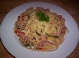 Bacon and Leek Pasta