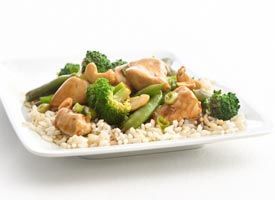 Cashew Chicken and Broccoli