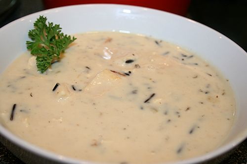 Slow Cooker Creamy Chicken and Wild Rice Soup