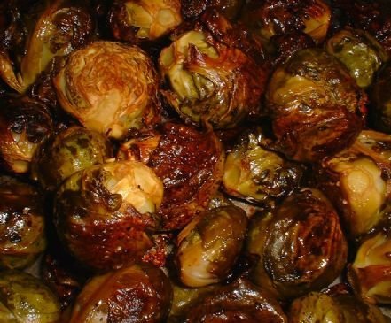 OVEN ROASTED BRUSSEL SPROUTS
