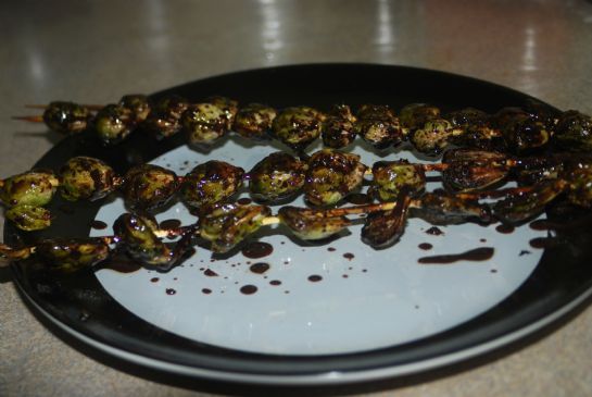 Farmer's Market: Grilled Brussel Sprout Skewers