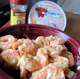 Shrimp with Queso Fresco & Chipotle 