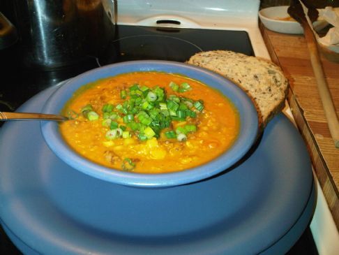 Coconut Red Lentil Soup