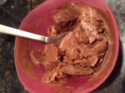 Chocolate Avocado Banana nice cream! 