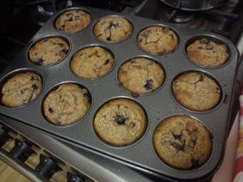 Muscle Worx For Her Chef Amy - Blueberry & Banana Protein Muffins  