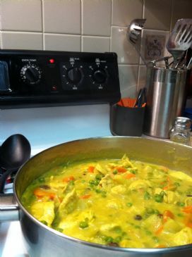 Football Saturday Chicken Curry