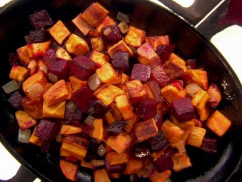 Beet & Sweet Potato Hash