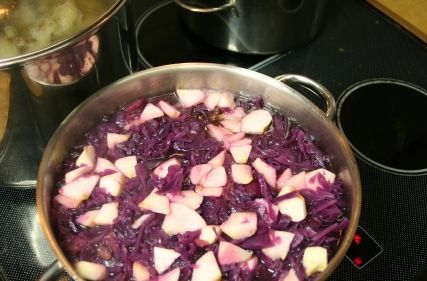 Sweet-and Sour Red Cabbage