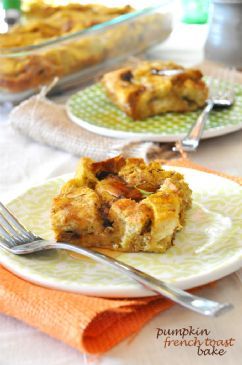 Pumpkin Spiced French Toast Bake