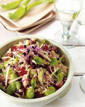 Chicken, Pearl Barley & Grape Salad