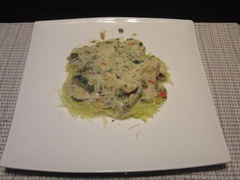 Robin's Chicken Vegetable Alfredo