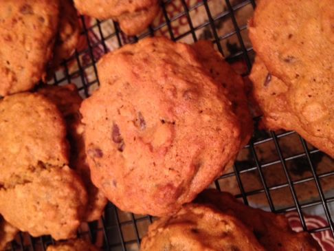 Pumpkin-Oatmeal Chocolate Chip Cookies