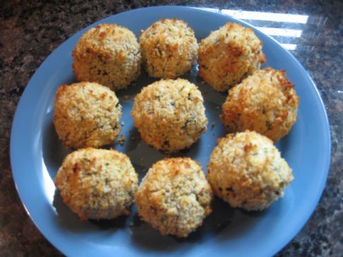 Baked Crab & Asparagus Rice Balls