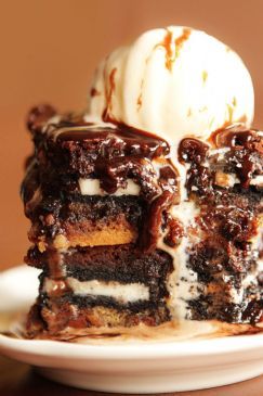 Ultimate Chocolate Chip Cookie n’ Oreo Fudge Brownie Bar