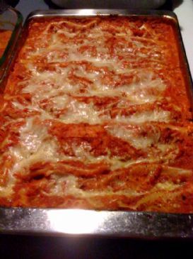 Lazy Cheese Lasagna