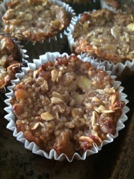 Banana Apple Quinoa muffins