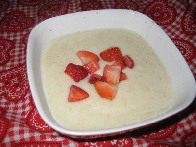 10 min cooking farina with milk