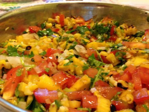 Mango corn salsa