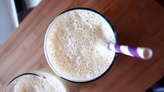 Banana Vanilla Whey Protein Shake