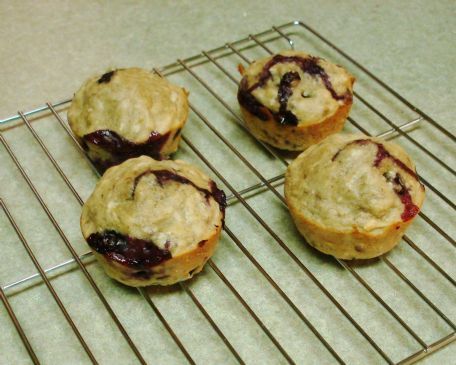 Kayla's Coconut Banana Blueberry Muffins