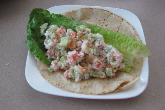 Imitation Crab Salad Wrap 