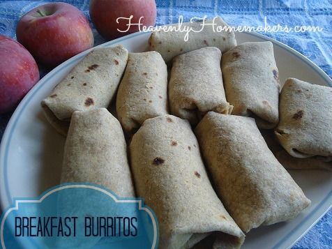 Homemade Breakfast Burritos 