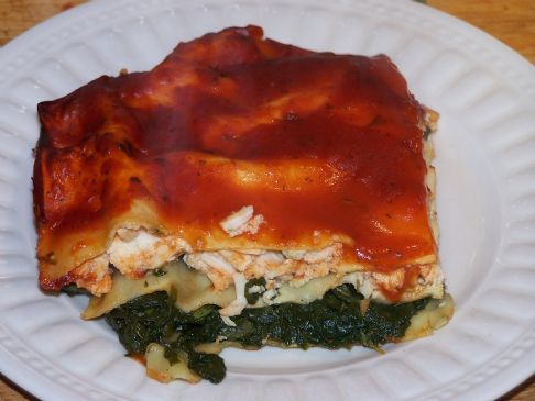 Chicken Spinach Lasagne