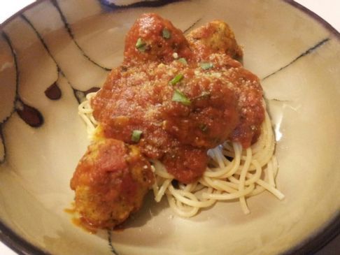 Spaghetti and Turkey Meatballs