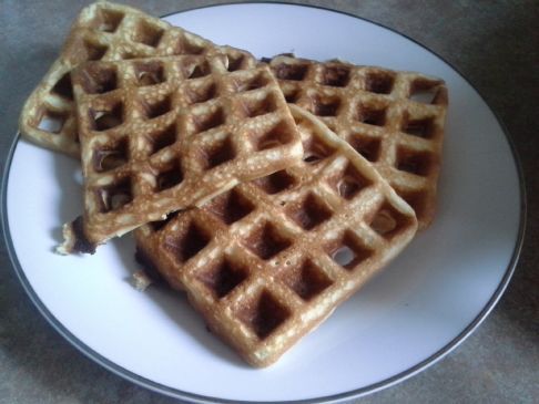 Lightweight Belgian Waffles