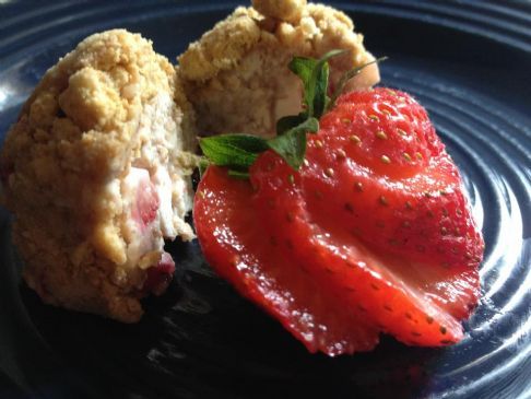 Strawberry Cheesecake Protein Balls