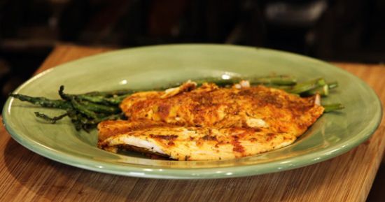 Lime & Curry Tilapia