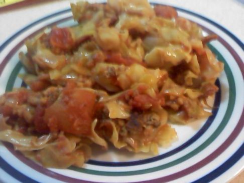Ground turkey & Cabbage (not lowfat)