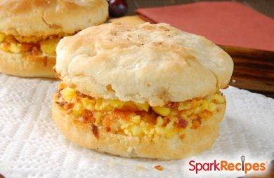 Easter Ham, Egg & Cheese Biscuits 